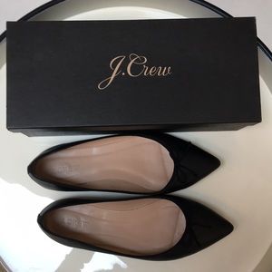 J.Crew Black Gemma Flats